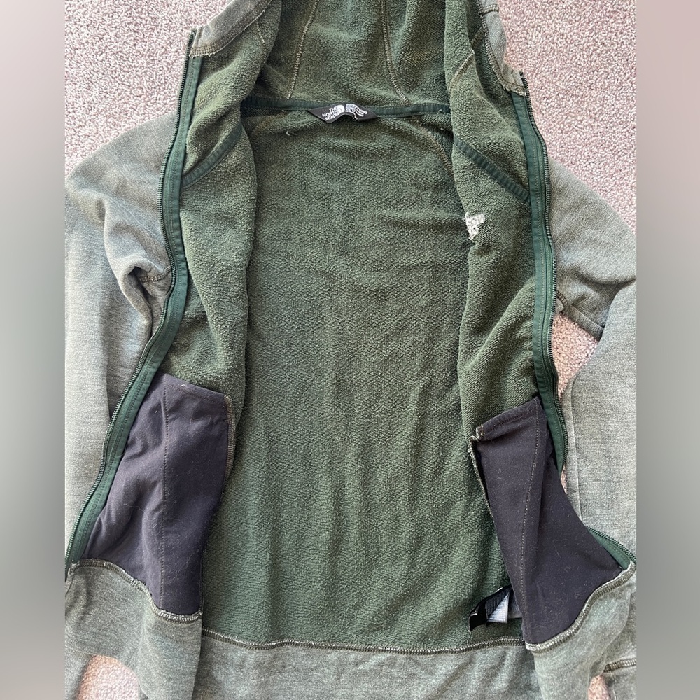 The North Face Zip-Up Hooded Heavyweight Sweatshirt Size XS - Picture 3 of 5